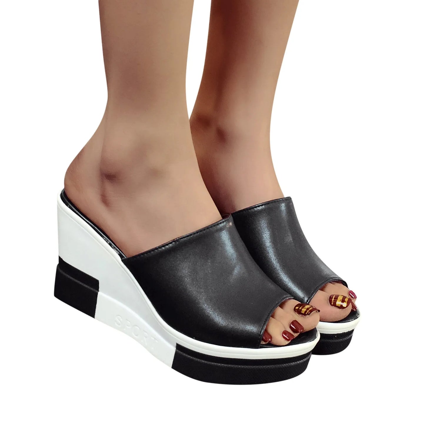 Summer Outdoor Women's Wedge Slip-On Shoes