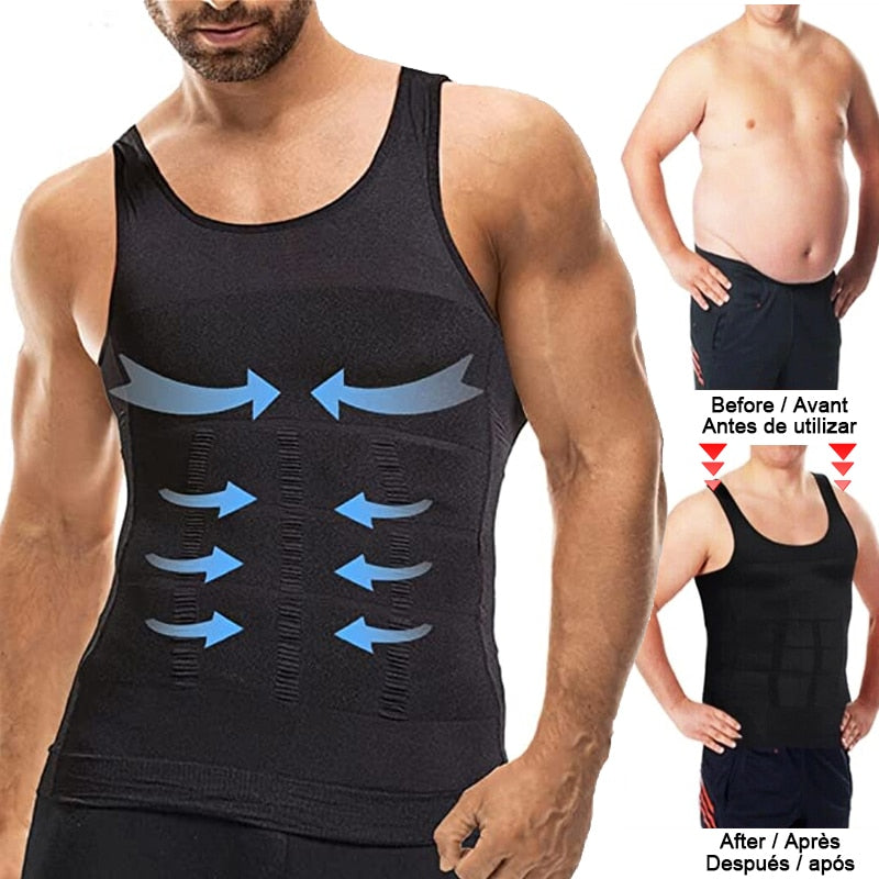 Men's Slimming Body Shaper Vest - goodfitforyou23