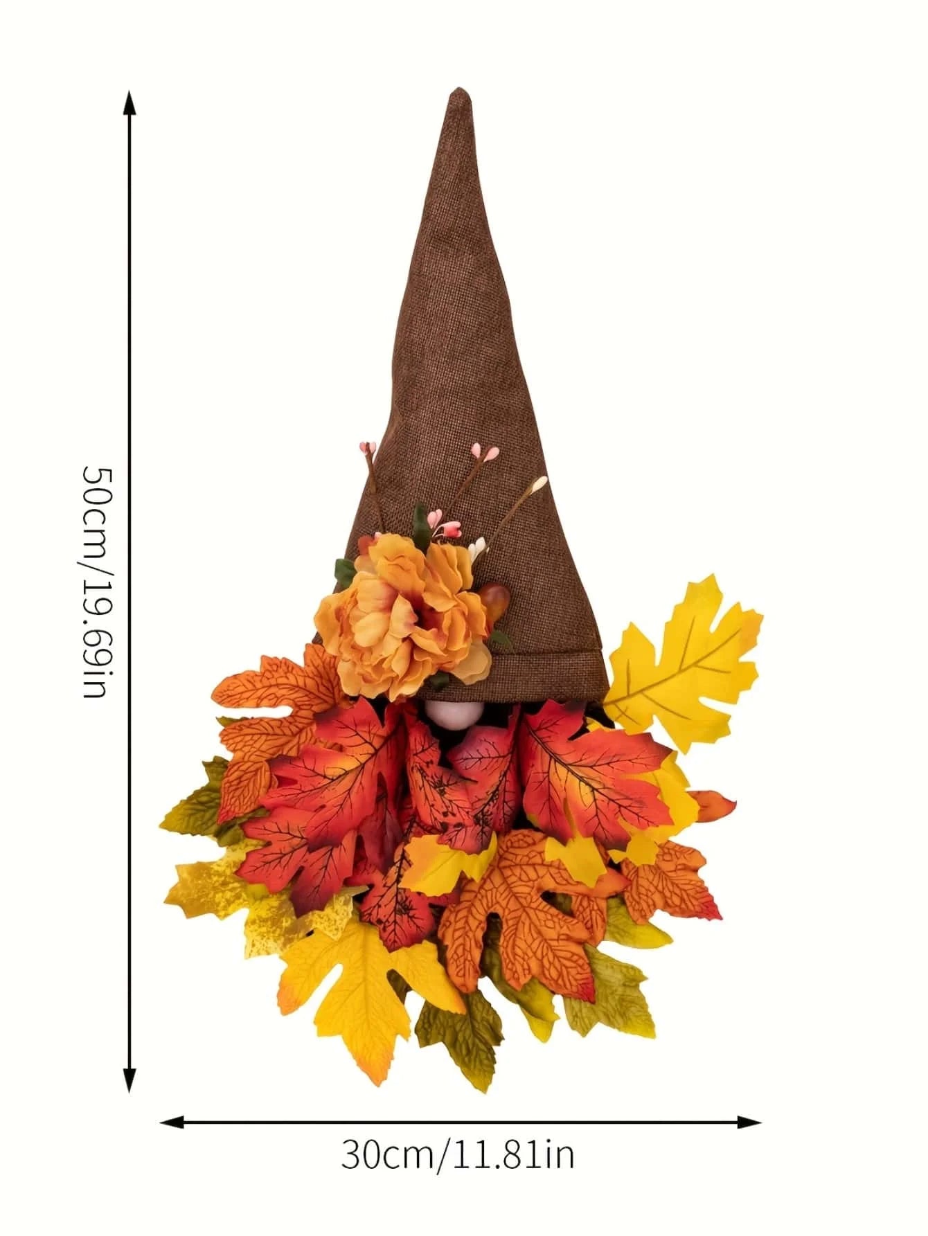 Autumn Harvest Festival maple leaf door hanging flower doll