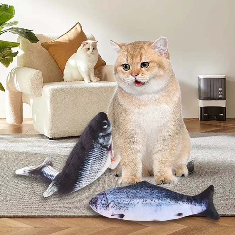 USB Charging Cat/Dog Interactive Toy Fish