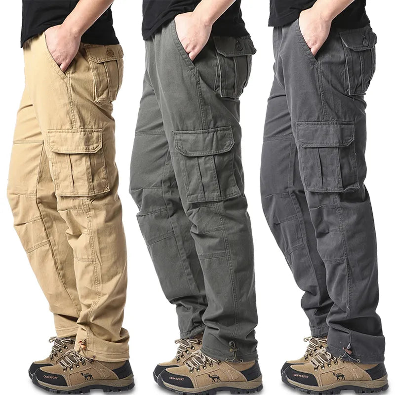 Large Pocket Loose Overalls Men's Outdoor Sports Tactical Pants