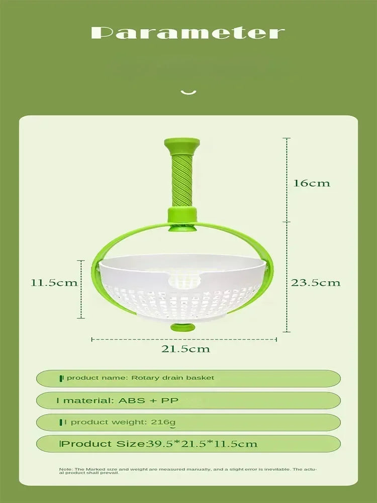 Centrifugal Dewatering Drain Basket Kitchen Essentials