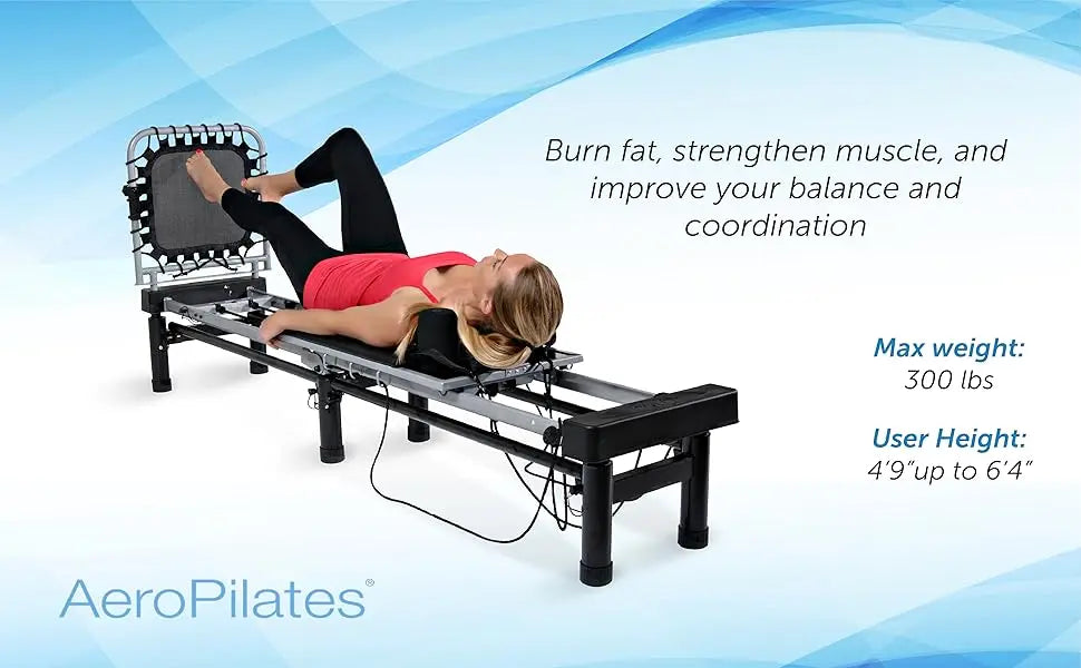 Reformer 266 - Pilates Reformer Workout Machine for Home Gym - Cardio Fitness