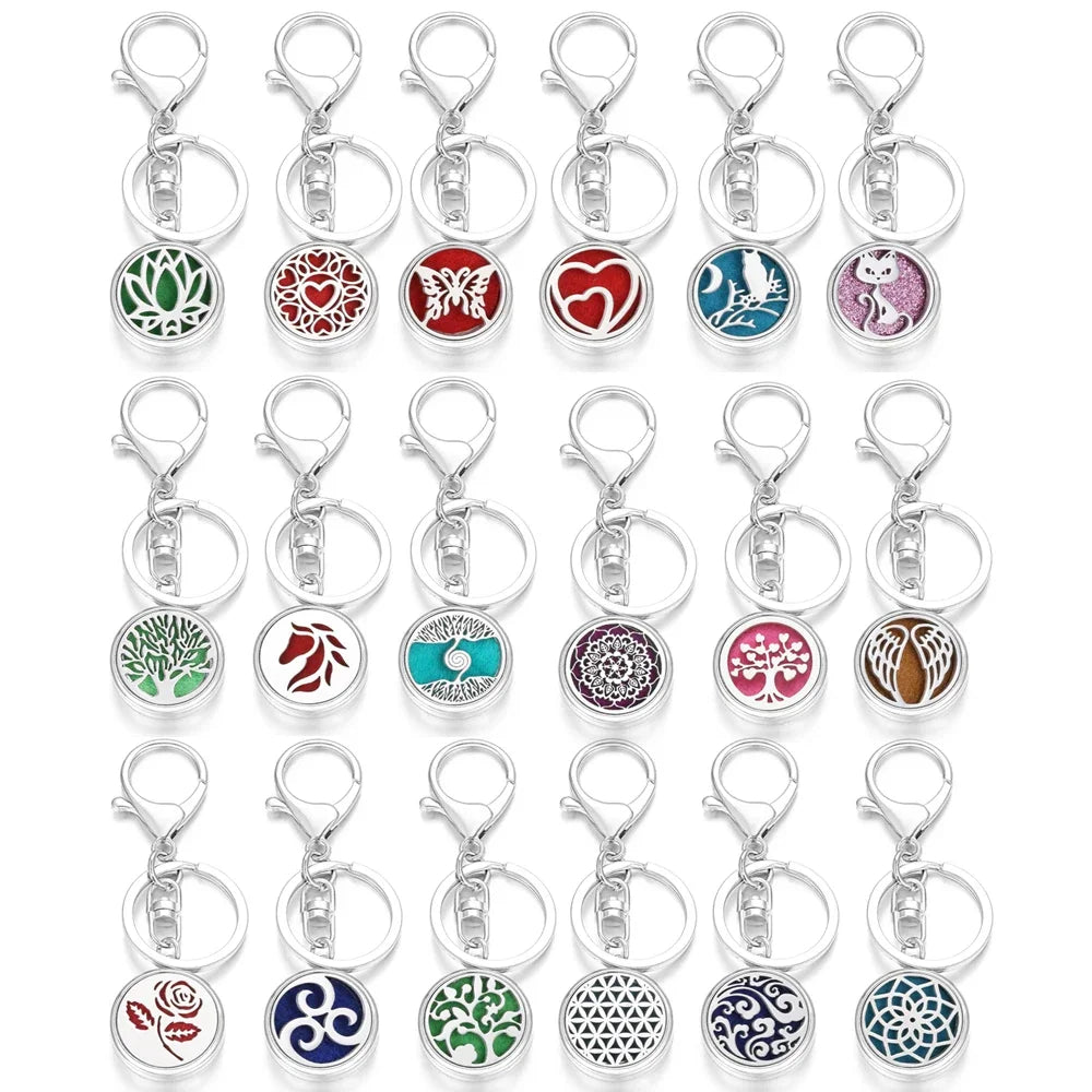 Perfume Key Chain Jewelry Essential Oil Diffuser