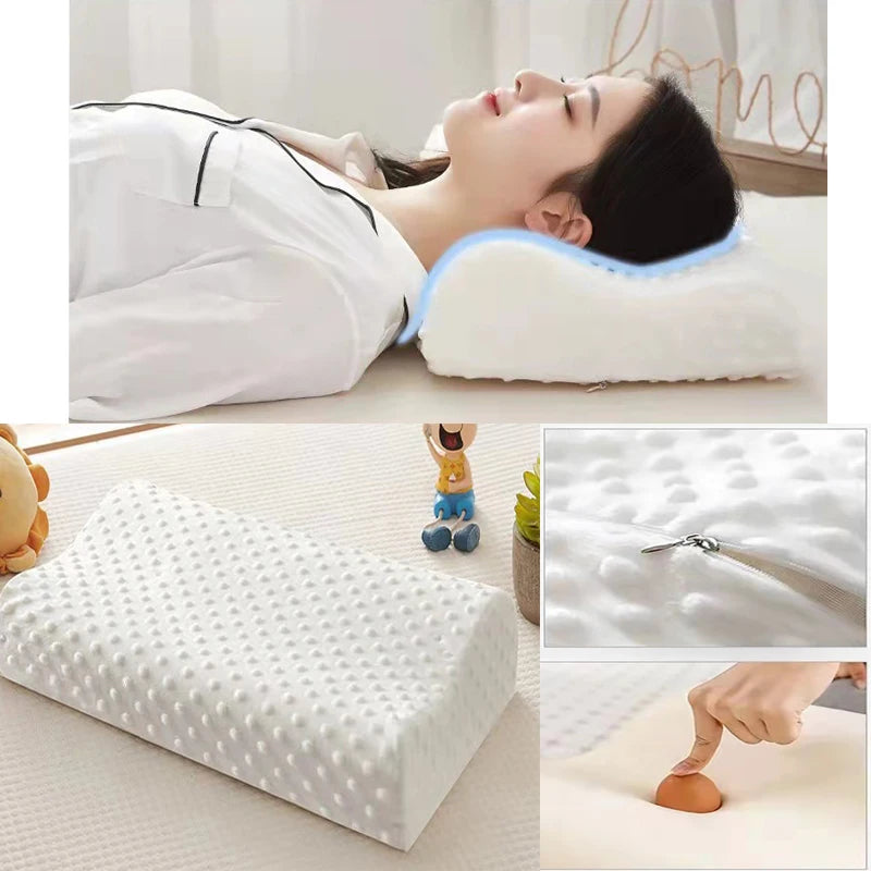 Well Space Memory Cervical Spine Latex Pillow