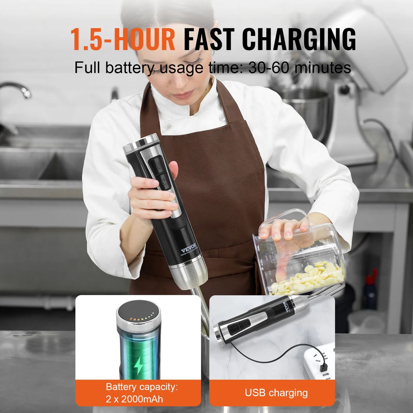 Mini Portable Blender Handheld Mixer Machine