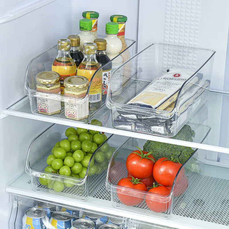 Clear Refrigerator Organizer Fridge Storage Box