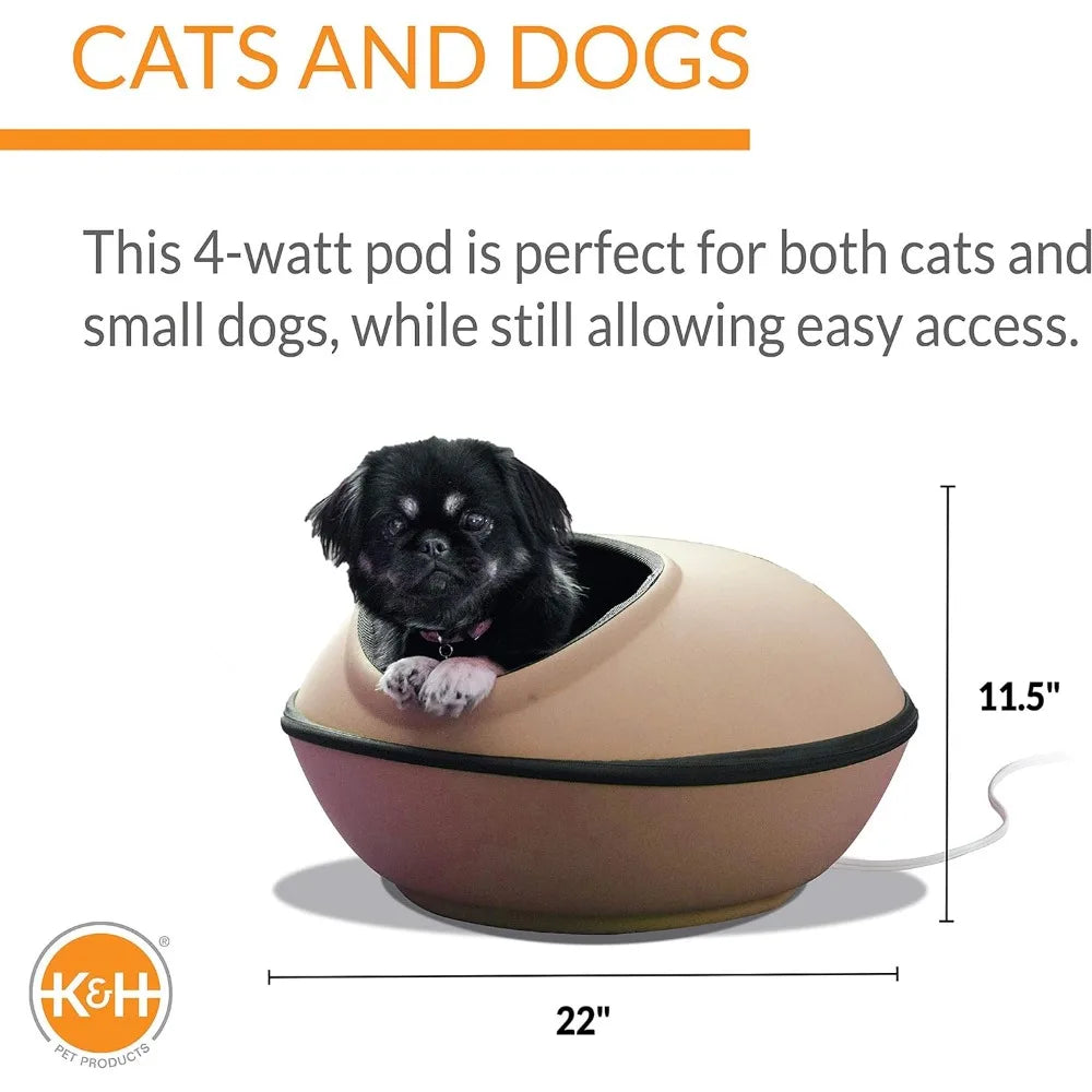 Thermo-Kitty Mod Dream Pod Heated Cat Bed for Large Cats