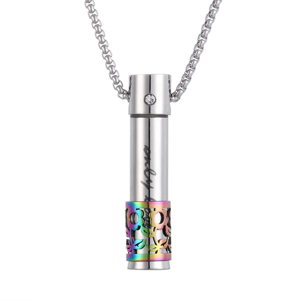 Stainless Steel Aromatherapy Pendant Diffuser Necklaces