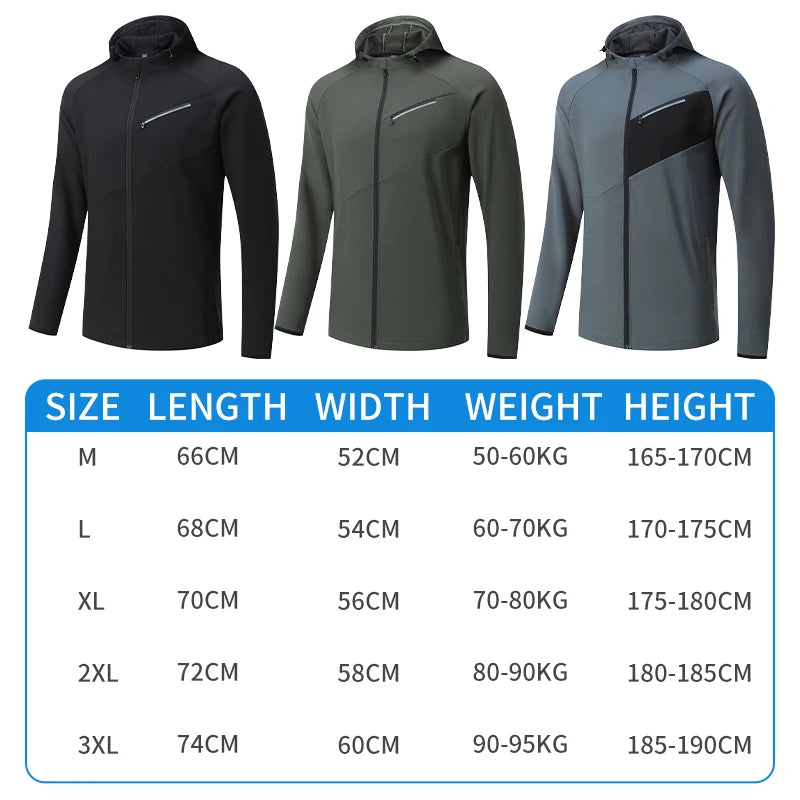 Custom Men's Athletic Training Hoodie Tracksuit