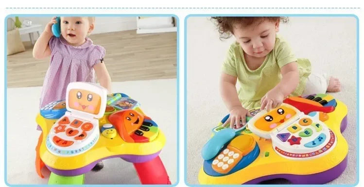 Cartoon Multi-function 4 in 1 Learning Musical Table