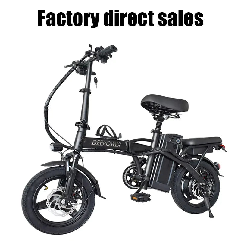 Mini electric bicycle 48V10AH Folding e-bike for City Commuting