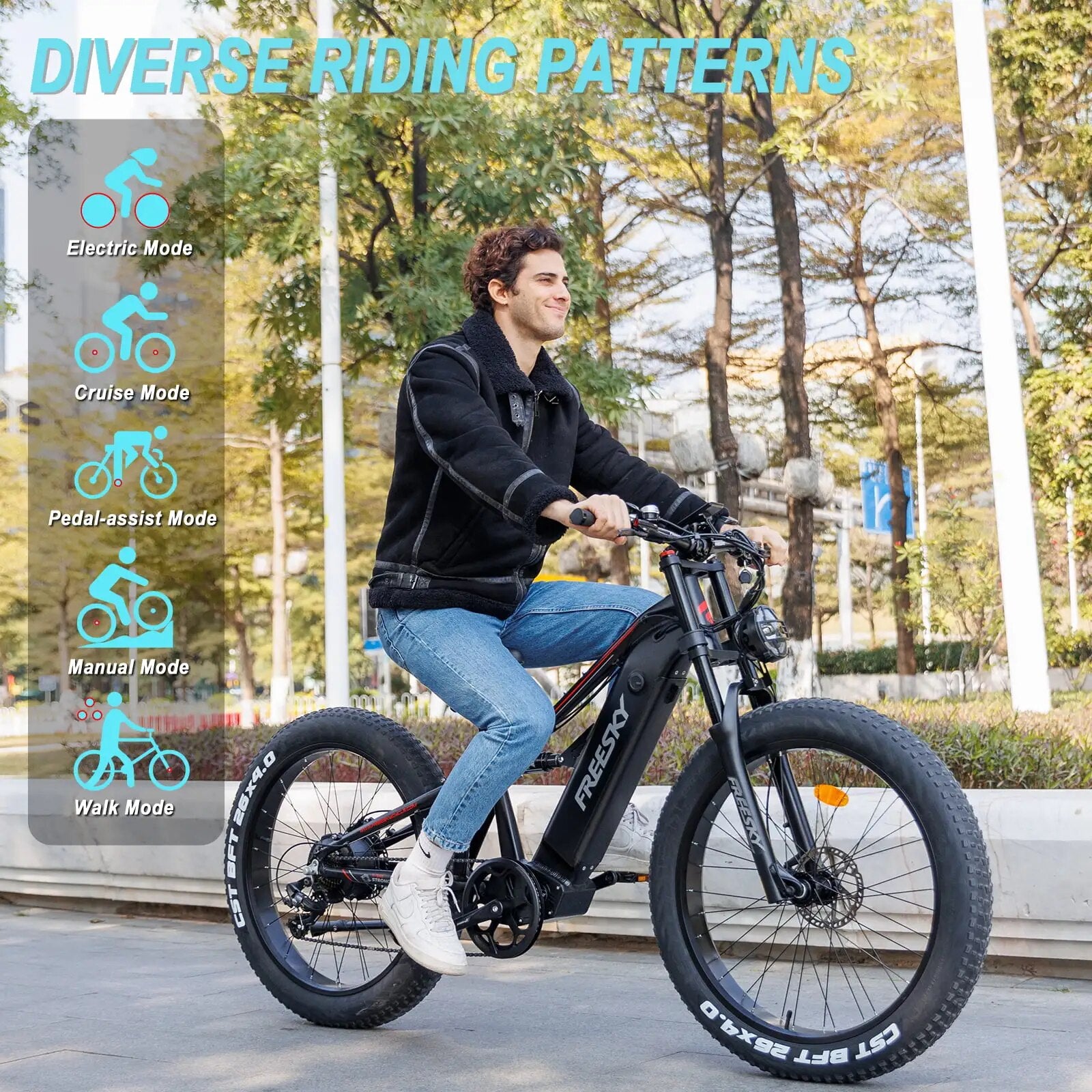 Adult Electric Bike 35MPH 1000W/ BAFANG Motor 48V 18Ah Battery - goodfitforyou23