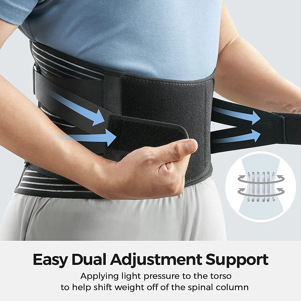 Tcare Back Lumbar Support Belt Orthopedic Corset Spine Decompression