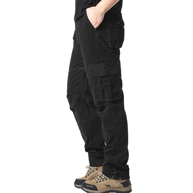 Large Pocket Loose Overalls Men's Outdoor Sports Tactical Pants