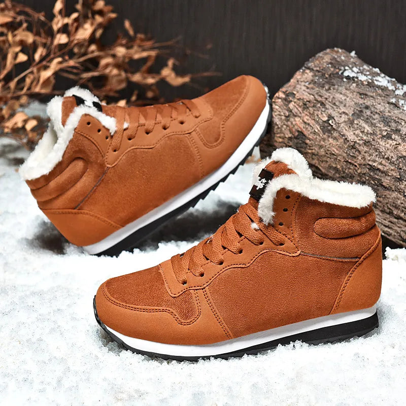 Waterproof Winter Boots Men Lightweight Hight Top Snow Boots