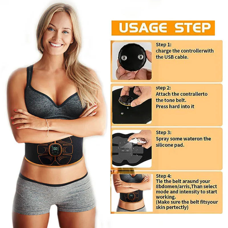 Vibration ABS Muscle Abdominal EMS Trainer