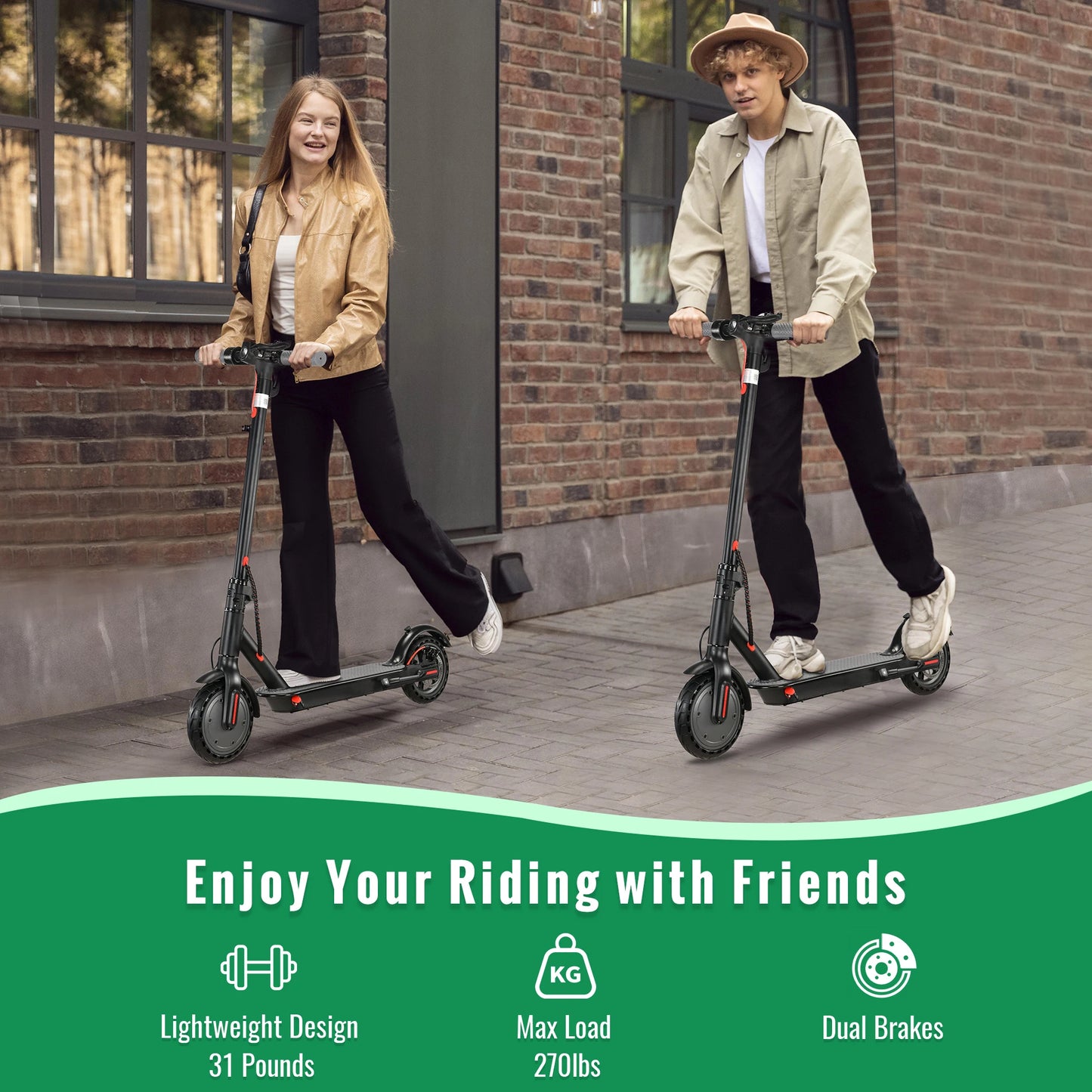 36v 350W Electric Scooter Adult 2 Wheel 8.5"