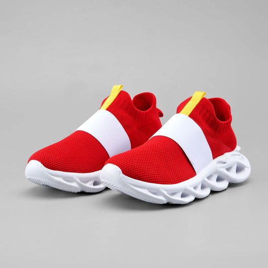 Adult Red Cartoon Sonic Shoes For Men