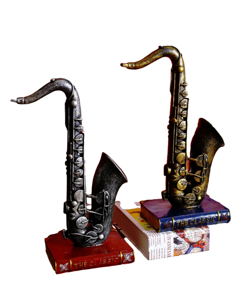 Creative Home Decor Furnishings Modern Model Retro Musical Instrument