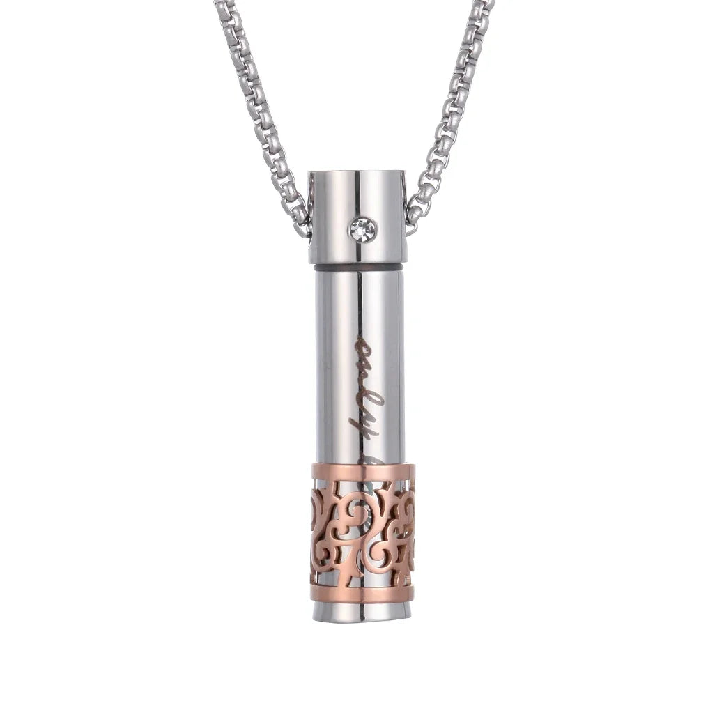 Stainless Steel Aromatherapy Pendant Diffuser Necklaces