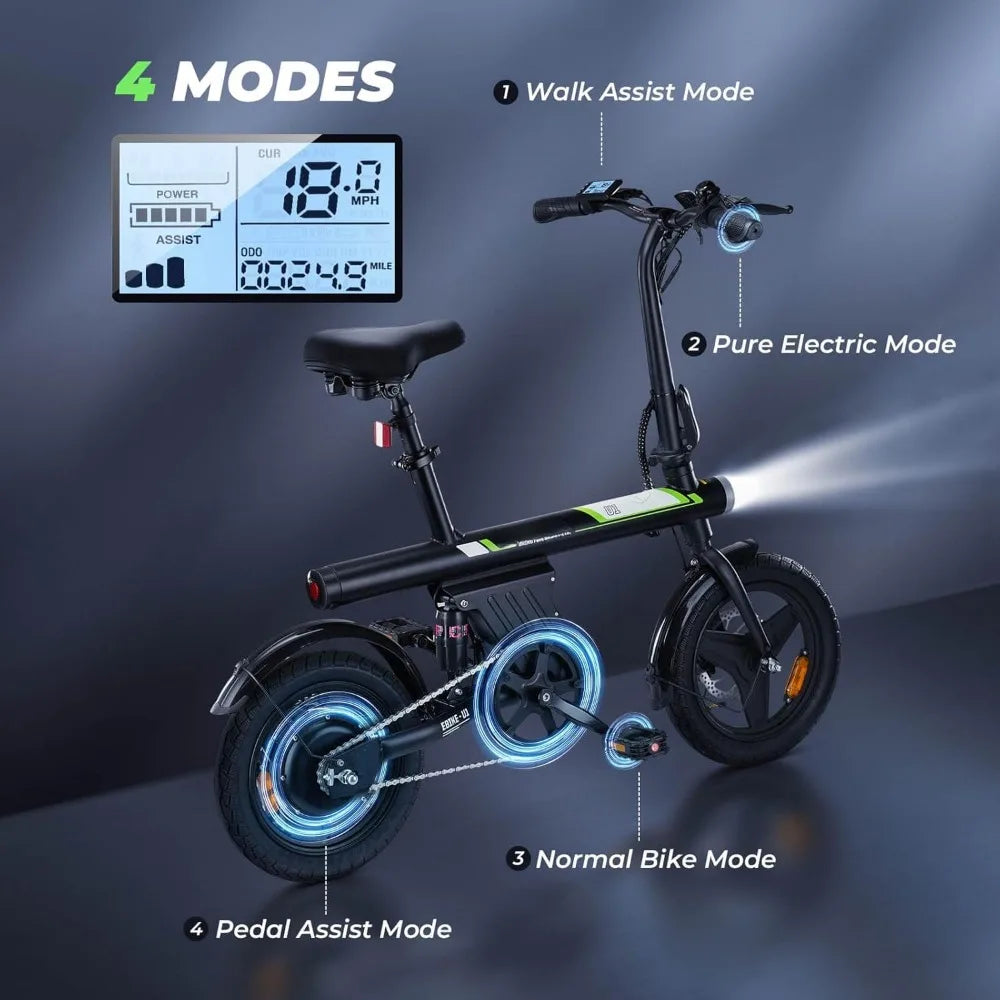 U1 Electric Bike for Adults 750W Peak Motor