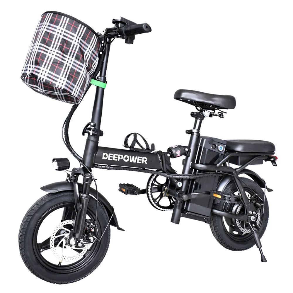 Electric Bike for Adults 600W Peak Motor, 20 mph Folding Ebike