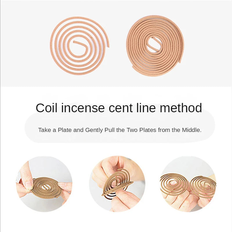 120 Plate Natural Coil Incense